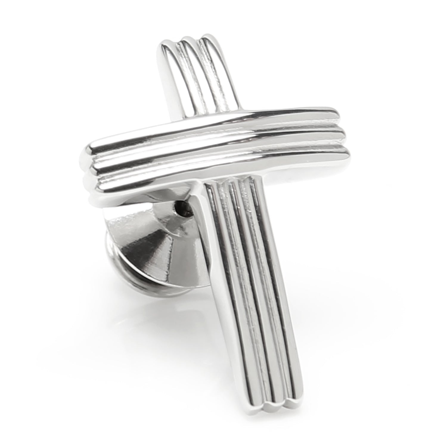 Cross Stainless Steel Lapel Pin412