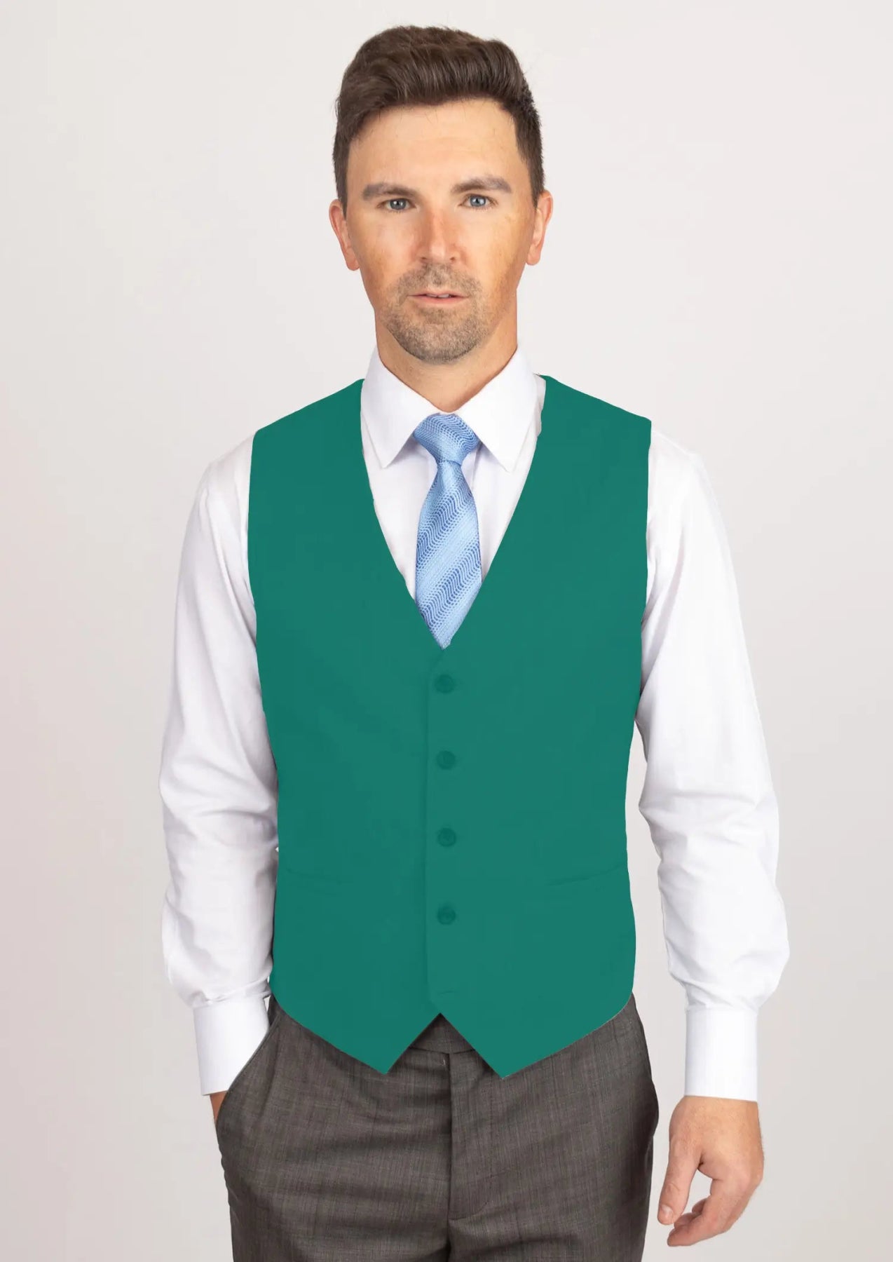 Custom Sourced Luxury Fabric Vest - SARTORO