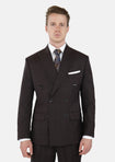 Dark Brown Prince Of Wales Suit
