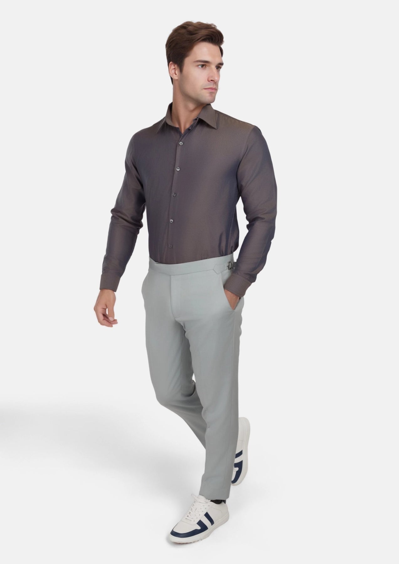 Dark Brown Shirt - SARTORO