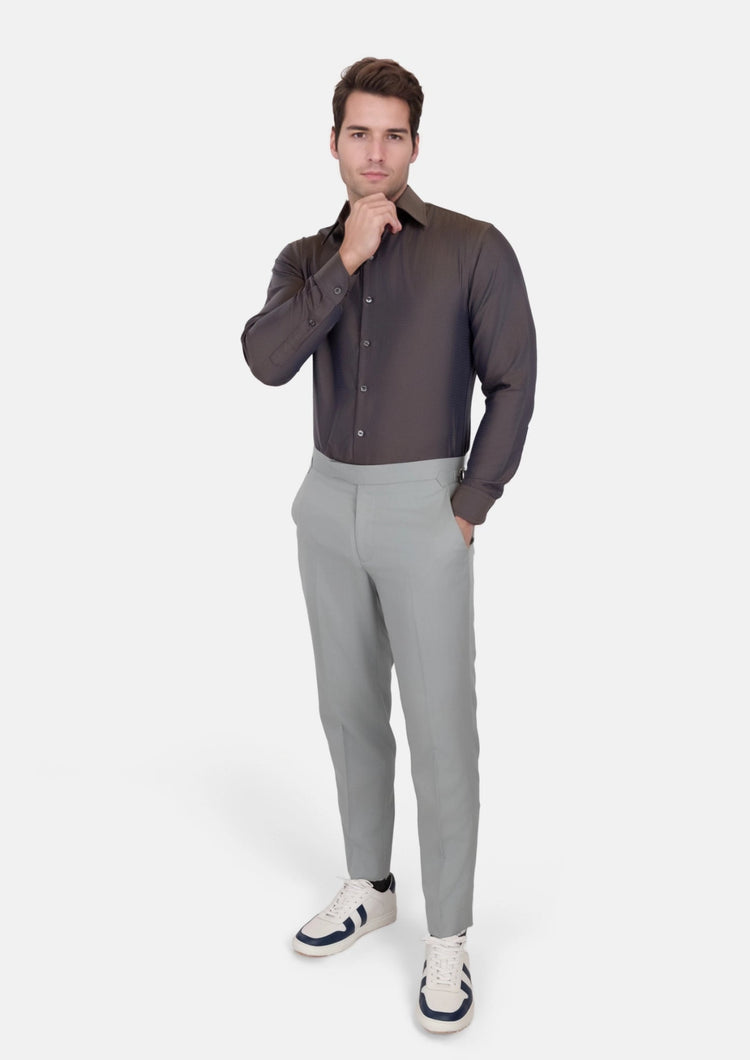 Dark Brown Shirt - SARTORO659