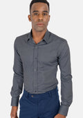 Dark Grey Ultrasoft Bamboo Shirt - SARTORO