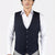 Dark Navy Twill Vest - SARTORO