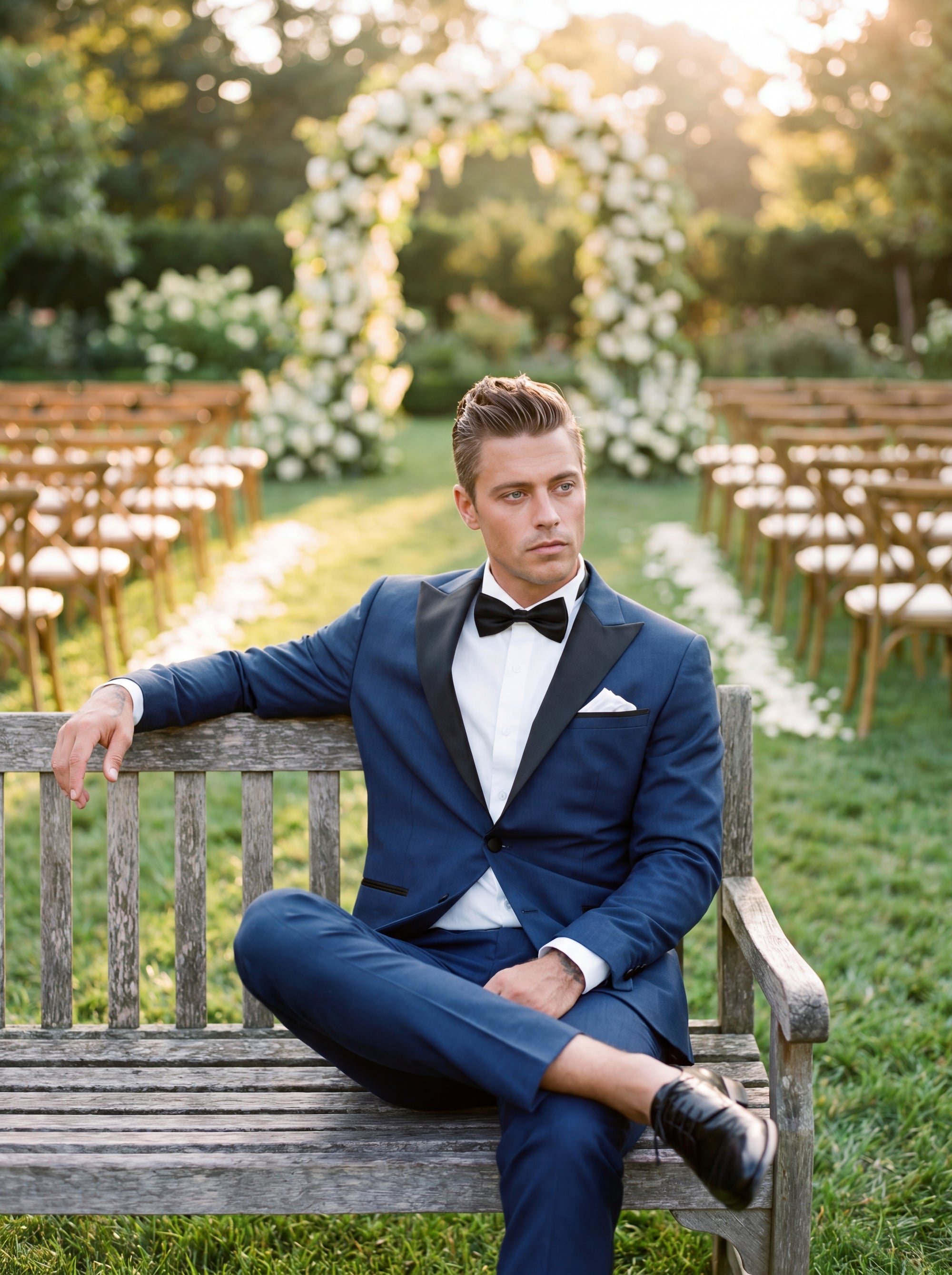 dean-deep-blue-tuxedo-garden-wedding527