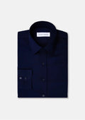 Deep Blue Ultrasoft Bamboo Shirt - SARTORO