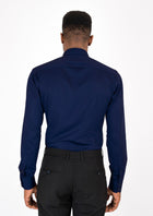 Deep Blue Ultrasoft Bamboo Shirt - SARTORO696