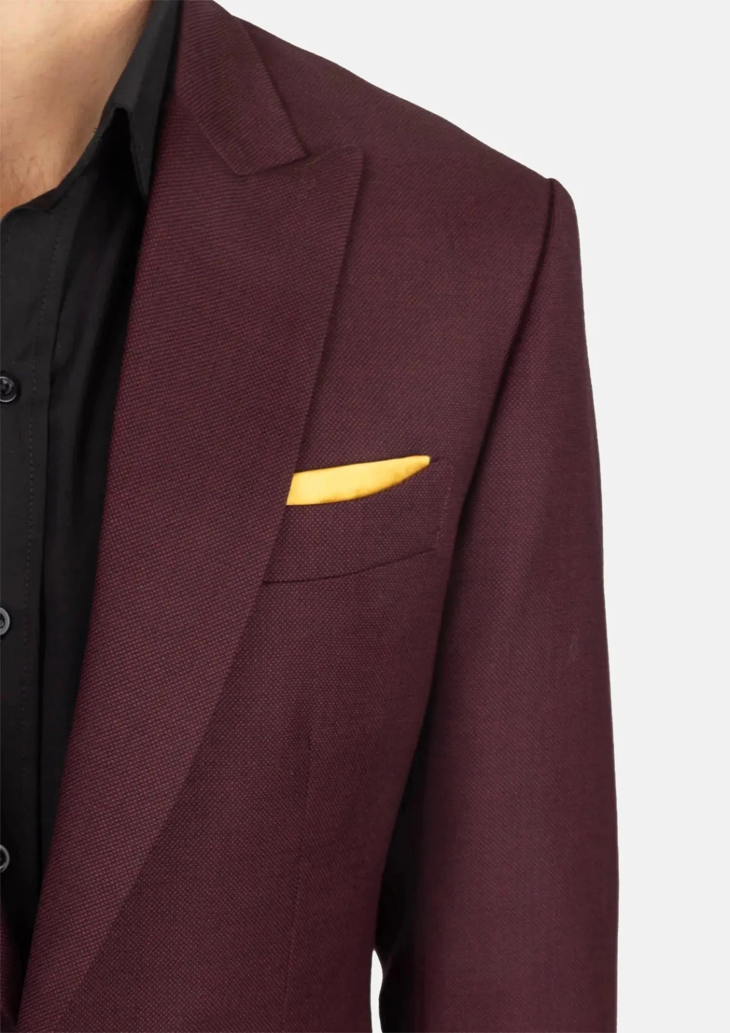 Deep Burgundy Birdseye Suit15