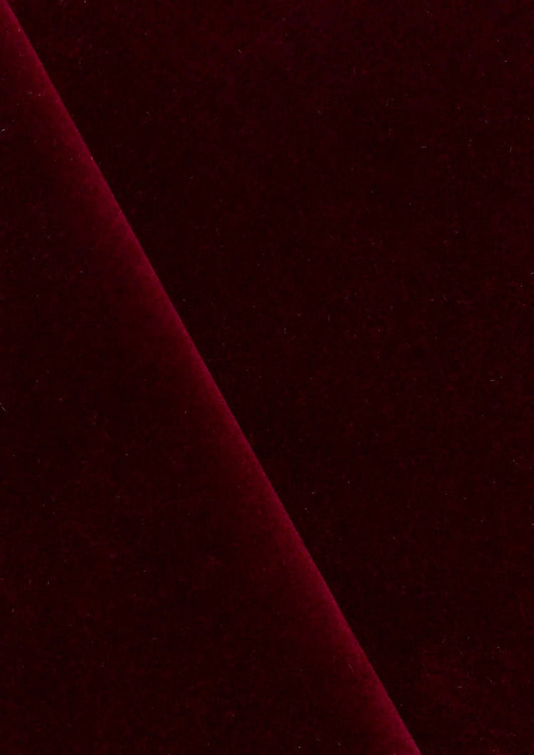 Deep Burgundy Velvet Tuxedo Jacket - SARTORO236