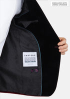 Deep Burgundy Velvet Tuxedo Jacket - SARTORO264