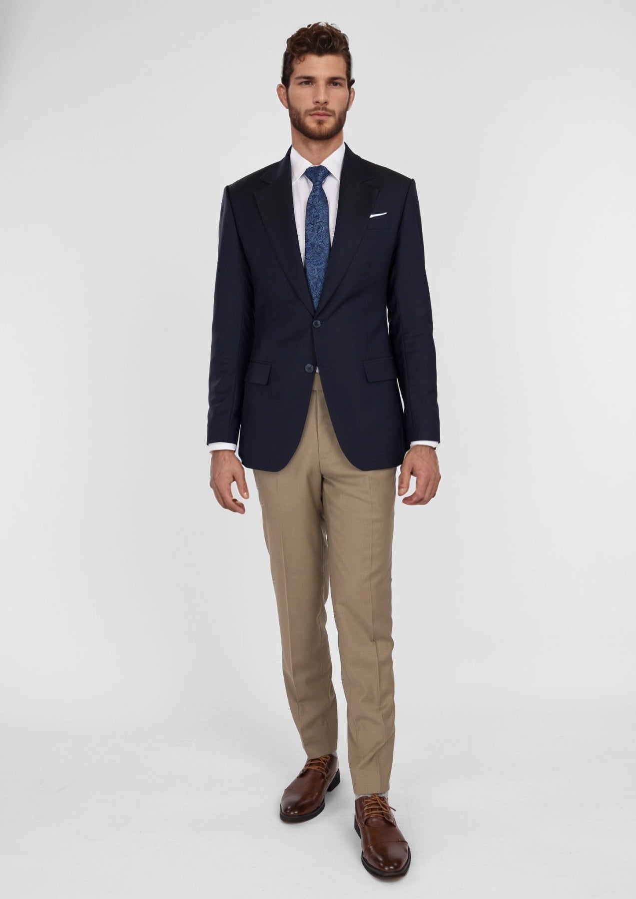 Deep Navy Ellis Jacket - SARTORO