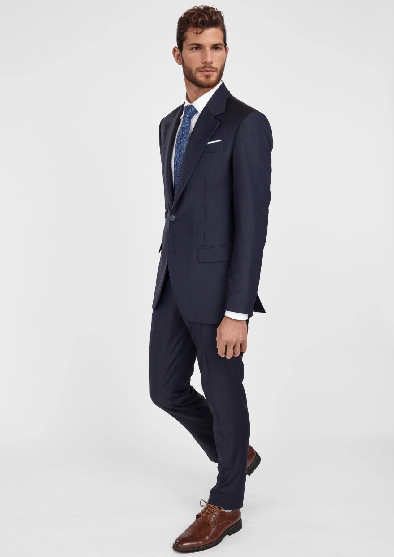 Deep Navy Ellis Suit - SARTORO