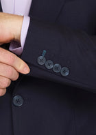 Deep Navy Herringbone Bryant Jacket - SARTORO492