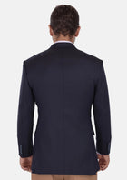 Deep Navy Herringbone Bryant Jacket - SARTORO423