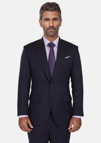 Deep Navy Herringbone Bryant Suit