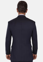 Deep Navy Herringbone Bryant Suit - SARTORO262