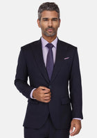 Deep Navy Herringbone Bryant Suit - SARTORO882