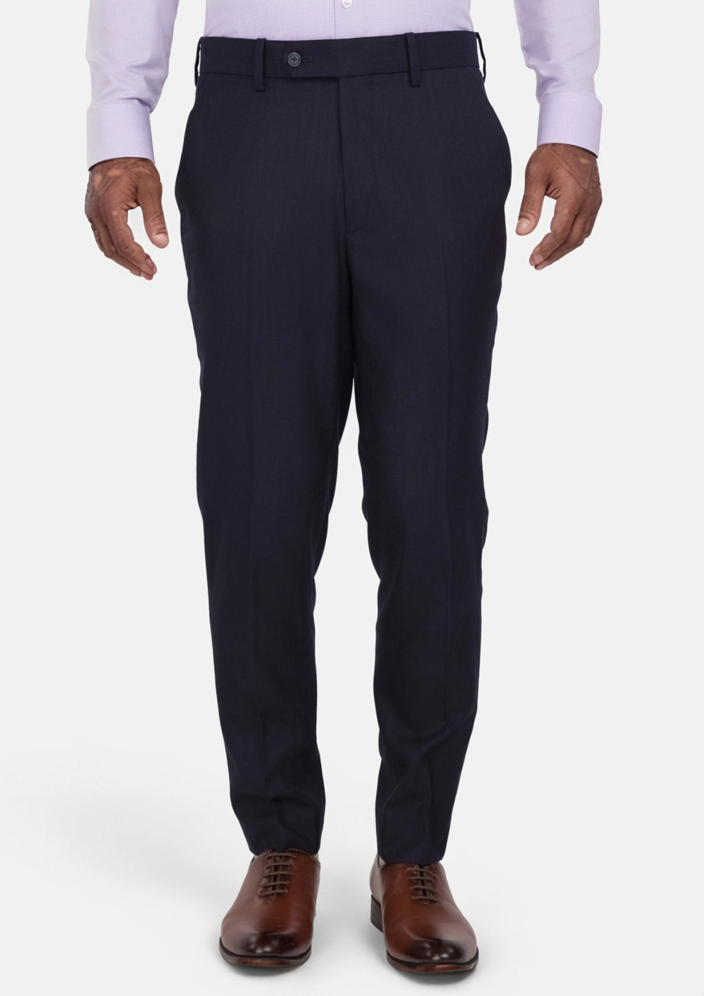 Deep Navy Herringbone Pants349