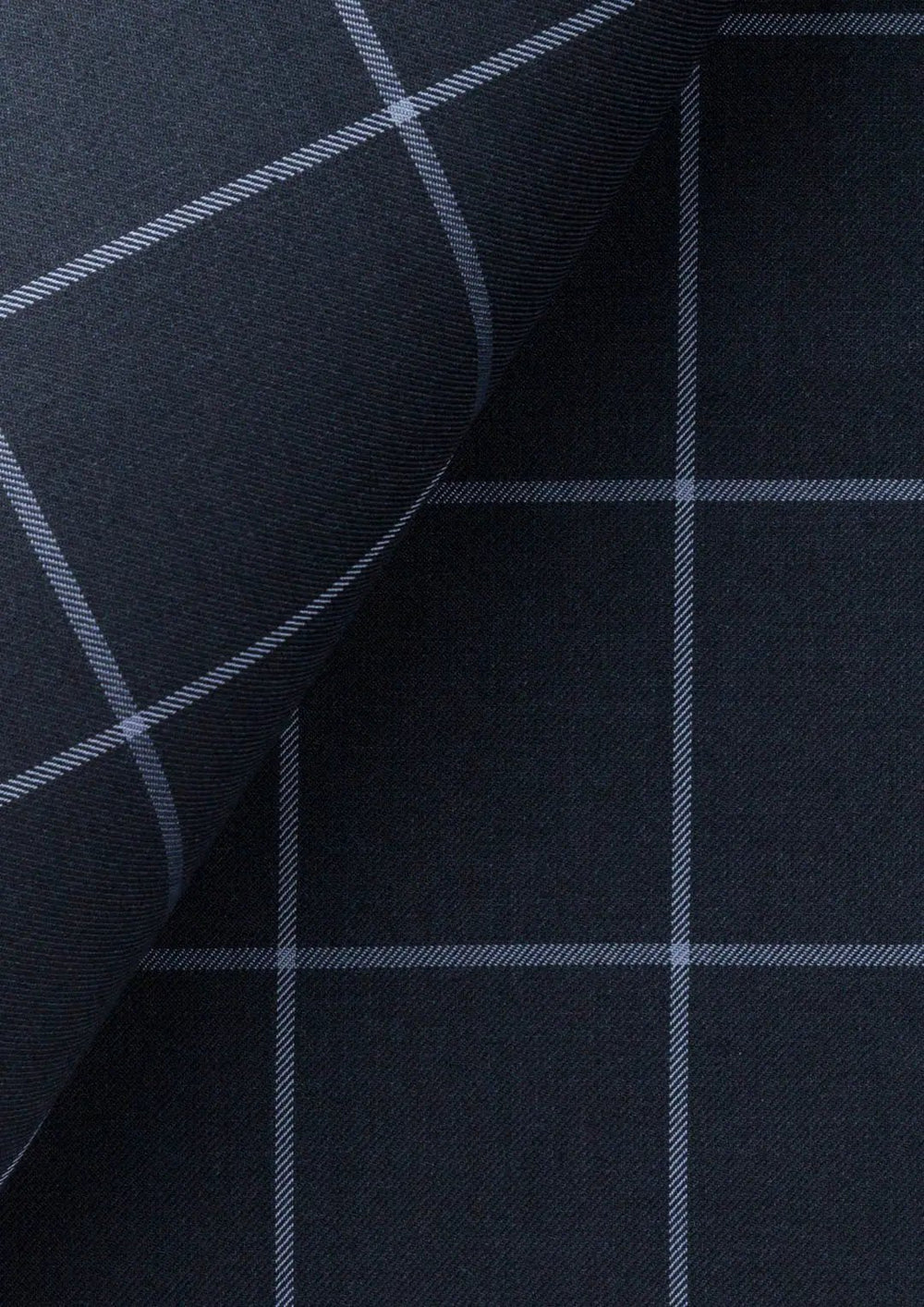 Deep Navy Windowpane Suit87