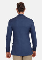 Delft Blue Bamboo Ellis Jacket - SARTORO459
