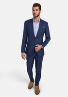 Delft Blue Bamboo Ellis Suit - SARTORO95