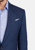 Delft Blue Bamboo Ellis Suit - SARTORO