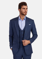 Delft Blue Bamboo Ellis Suit - SARTORO730