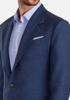 Delft Blue Bamboo Ellis Suit - SARTORO566
