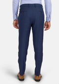 Delft Blue Bamboo Pants - SARTORO