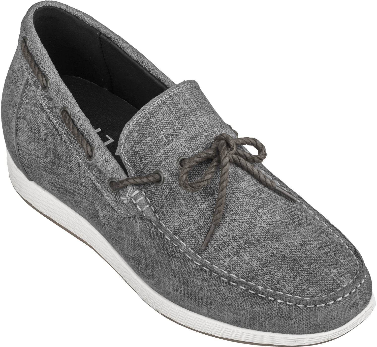 Denim Grey Boat Shoes - 2175