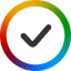 Color swatch with a checkmark symbol