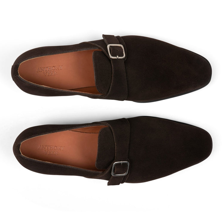  Tobacco Velvet Brown Suede - SARTORO297