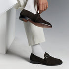  Tobacco Velvet Brown Suede - SARTORO944