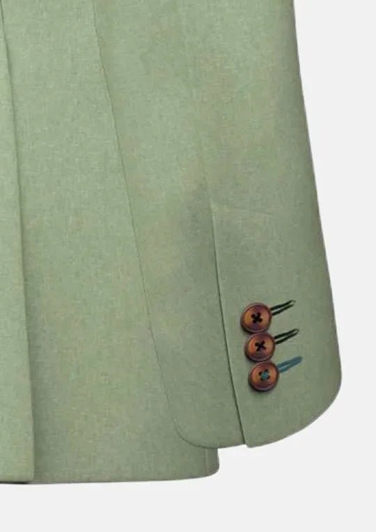 Eldridge Fern Green Linen Jacket - SARTORO