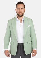 Eldridge Fern Green Linen Jacket - SARTORO424