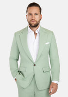 Eldridge Fern Green Linen Suit - SARTORO735