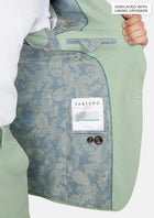 Eldridge Fern Green Linen Suit - SARTORO776