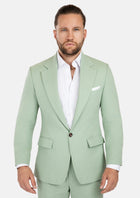 Eldridge Fern Green Linen Suit - SARTORO714
