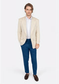 Eldridge Sand Linen Jacket - SARTORO