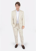 Eldridge Sand Linen Suit - SARTORO