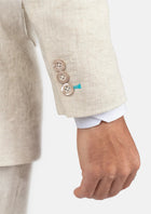 Eldridge Sand Linen Suit - SARTORO488
