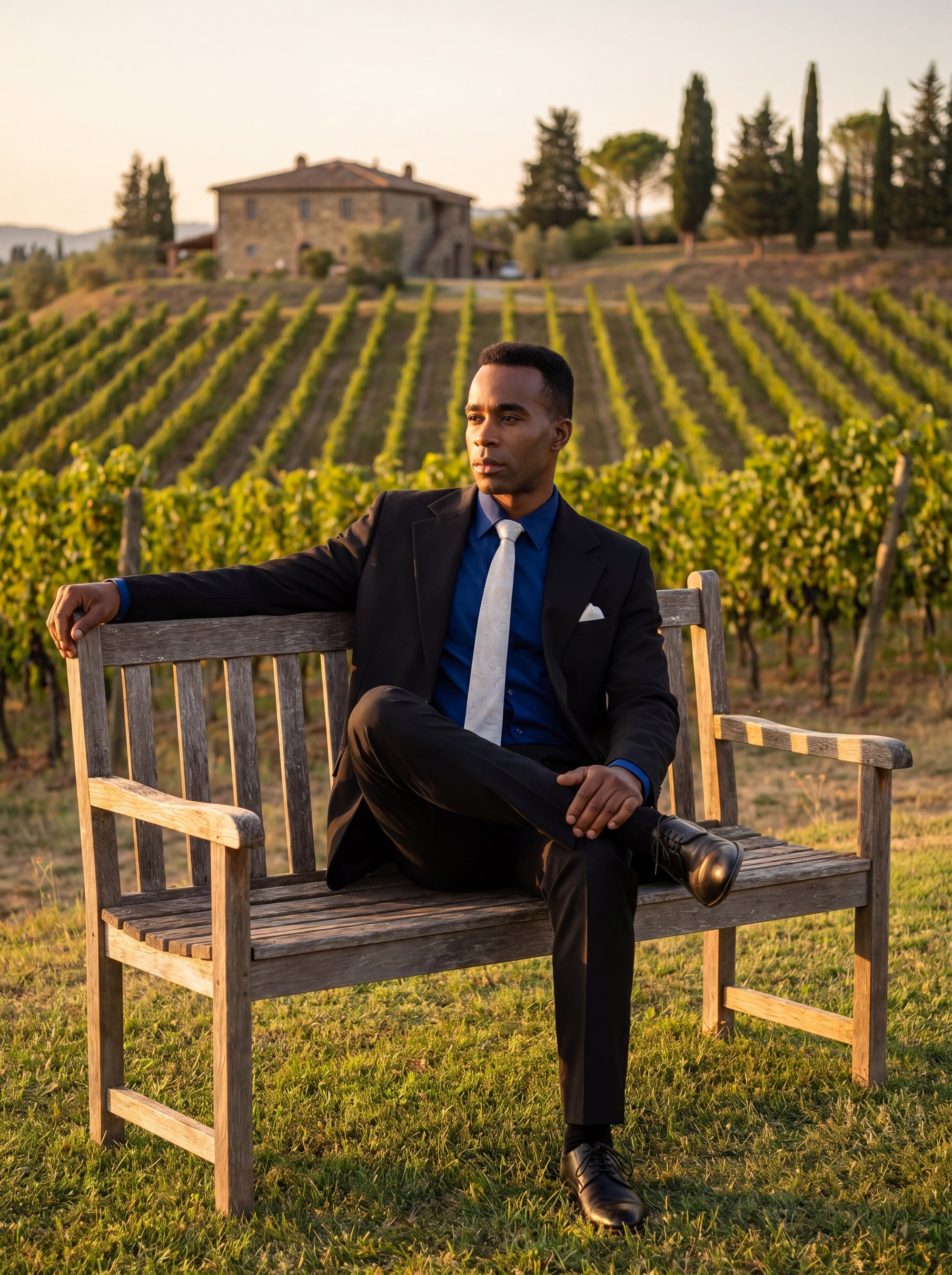 ellis-black-crosshatch-suit-vineyard-ceremony1