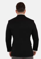 Ellis Black Linen Blend Jacket - SARTORO233
