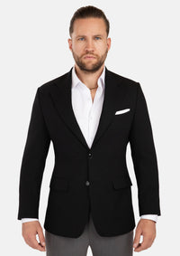Ellis Black Linen Blend Jacket