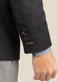 Ellis Black Pindot Jacket - SARTORO