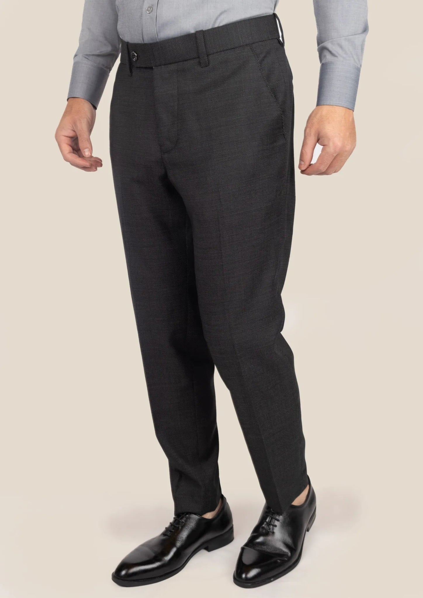 Ellis Black Pindot Suit - SARTORO