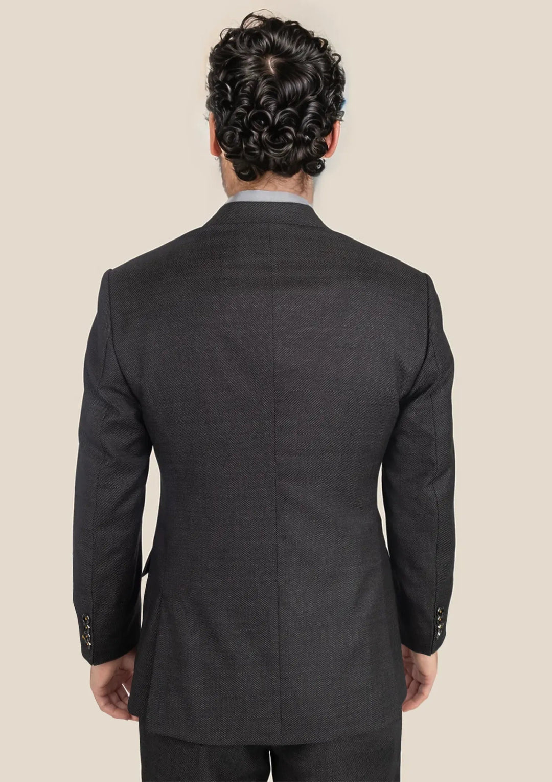 Ellis Black Pindot Suit - SARTORO