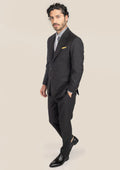 Ellis Black Pindot Suit - SARTORO