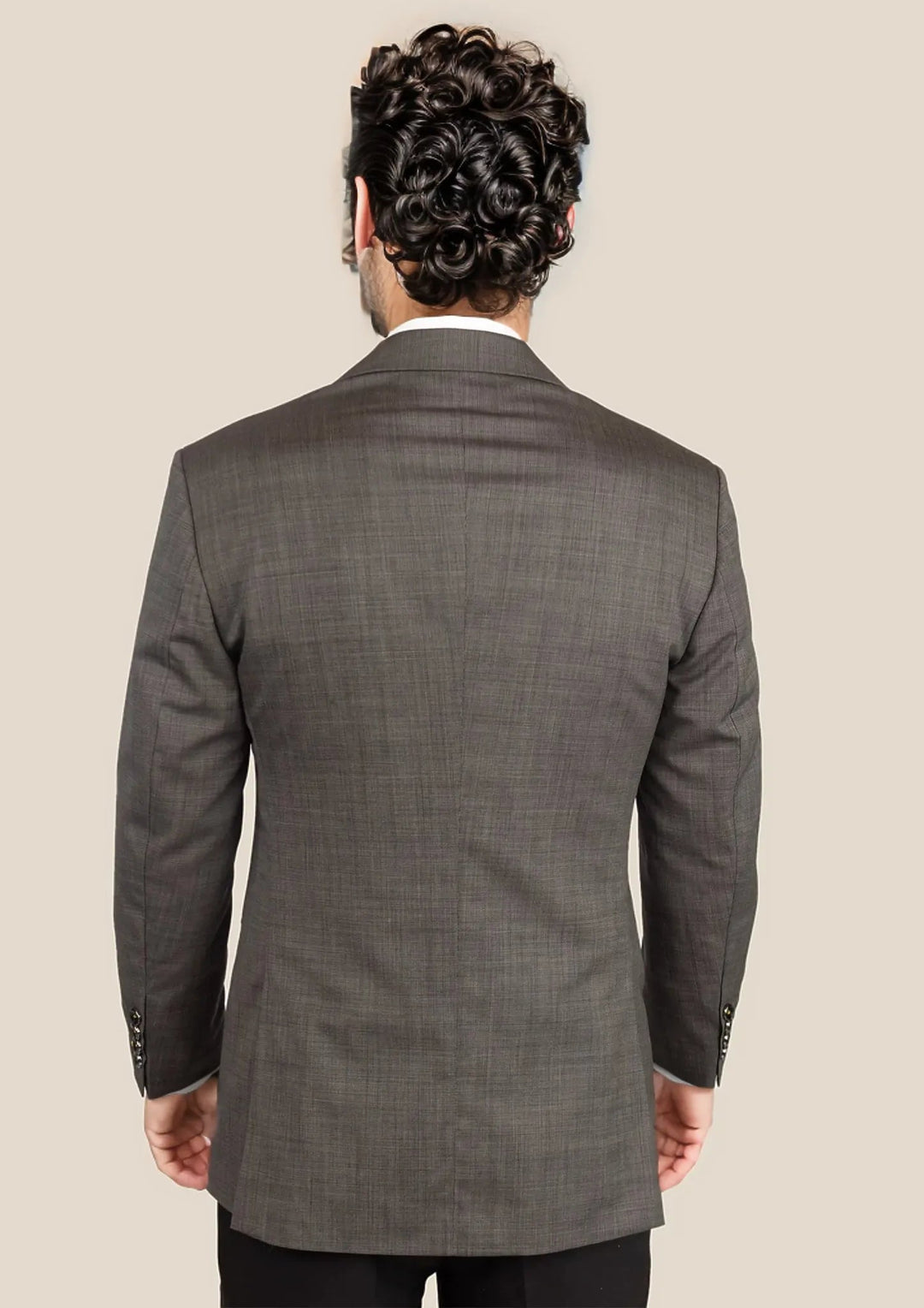 Ellis Carbon Grey Pindot Jacket - SARTORO