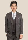 Ellis Carbon Grey Pindot Suit - SARTORO