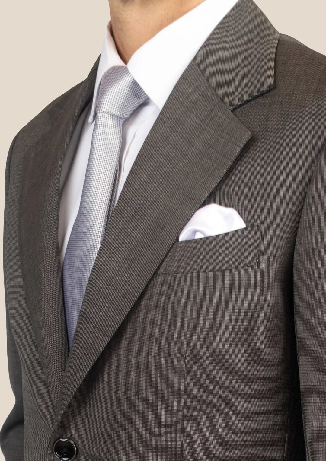 Ellis Carbon Grey Pindot Suit - SARTORO